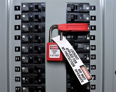 locking a circuit breaker box